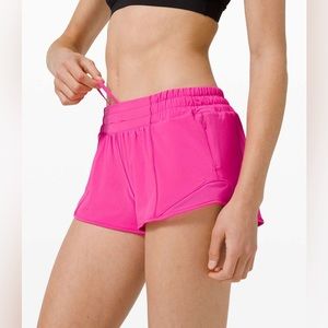 Lululemon Sonic Pink Shorts
